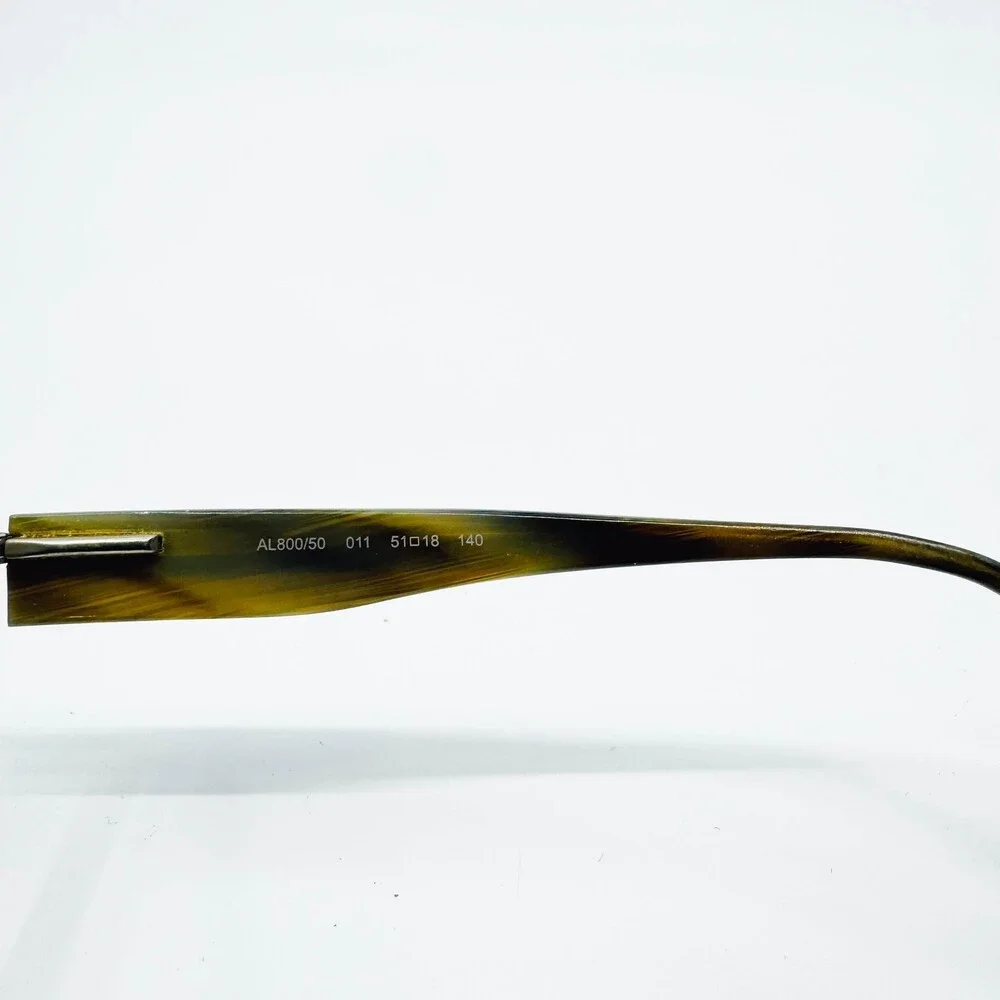 Marchon Airlock 2 Eyeglasses Mens Brown Rimless AL800/50 011 51-18-140
